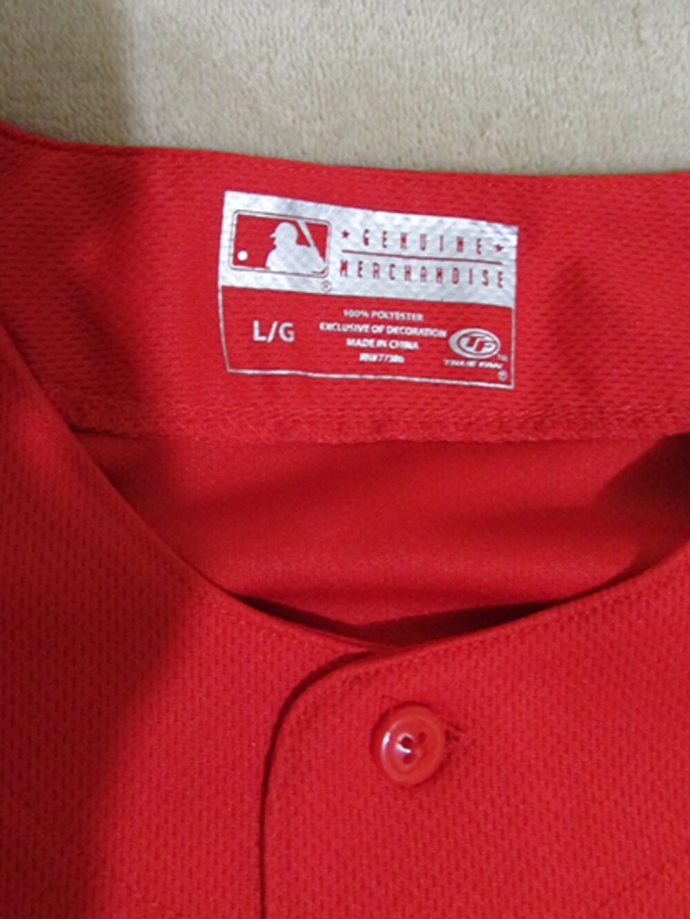 MLB California Angels Baseball Jersey Men's Size L (C) 0041 - Picture 3 of 7